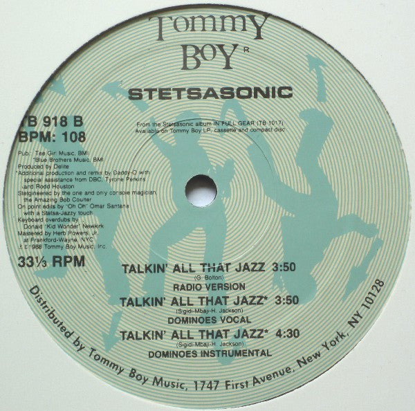 Stetsasonic : Talkin' All That Jazz (12", RE)