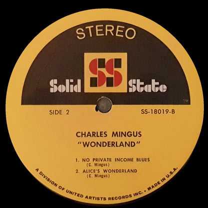 Charles Mingus : Wonderland (LP, Album, RE, Yel)