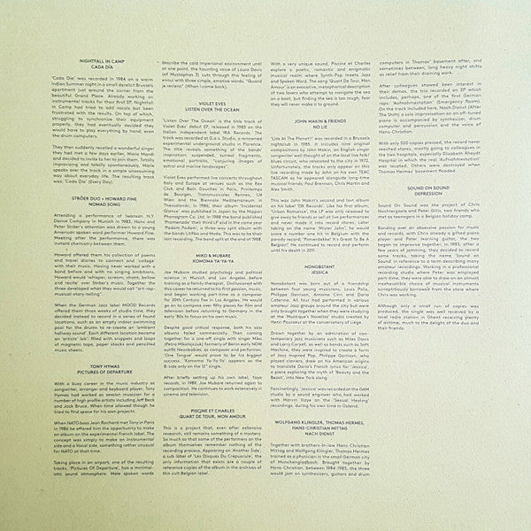 Various : Uneven Paths (Deviant Pop From Europe 1980-1991) (2xLP, Comp, RM)