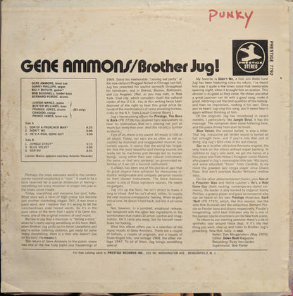 Gene Ammons : Brother Jug! (LP, Album, Pur)