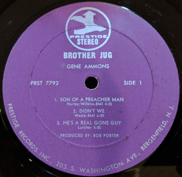 Gene Ammons : Brother Jug! (LP, Album, Pur)