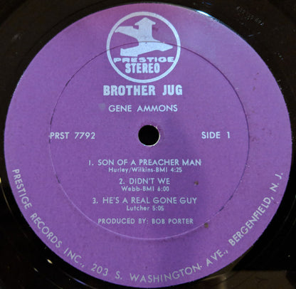 Gene Ammons : Brother Jug! (LP, Album, Pur)