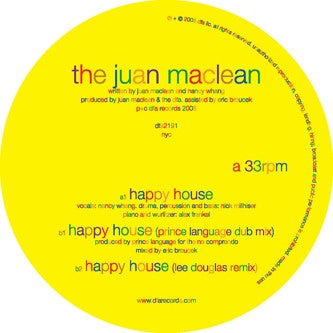 The Juan Maclean : Happy House (12")