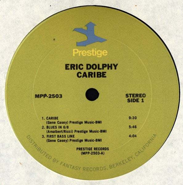 Eric Dolphy With Latin Jazz Quintet : Caribé (LP, Album, RE, SXT)