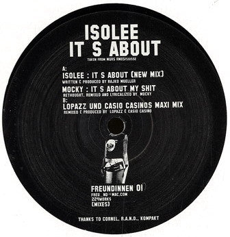 Isolée : It's About (12")