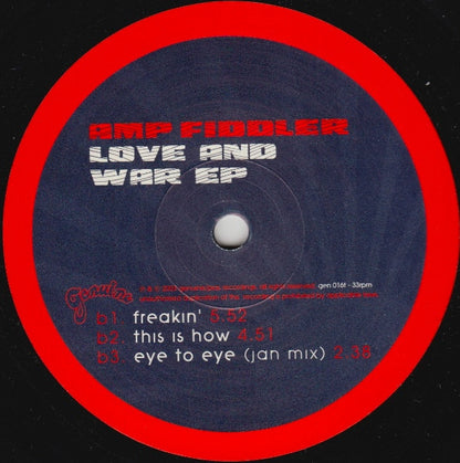 Amp Fiddler : Love And War EP (12", EP)