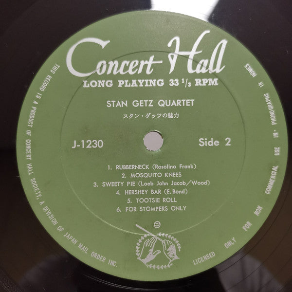 Stan Getz : Stan Getz (LP, Comp)