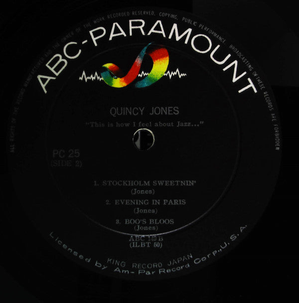 Quincy Jones : This Is How I Feel About Jazz (LP, Album)