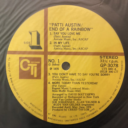 Patti Austin : End Of A Rainbow (LP, Album)