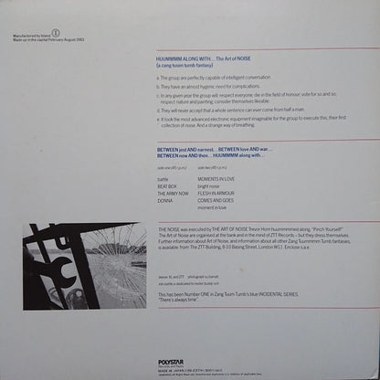 The Art Of Noise : Into Battle With The Art Of Noise (12", EP)