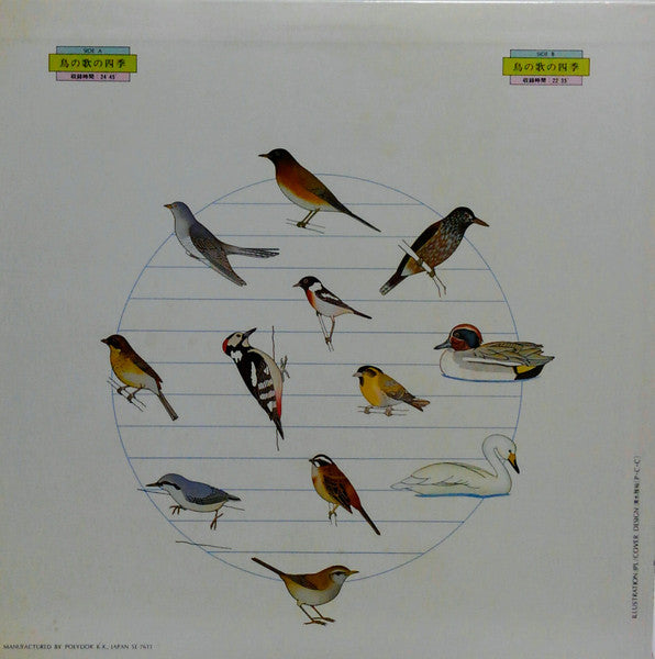 No Artist : NHK 日本の野鳥 野鳥入門シリーズ1 (LP, Album, Mono)