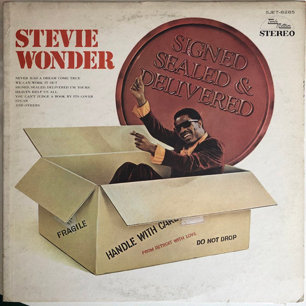 Stevie Wonder : Signed Sealed & Delivered (LP, Album)