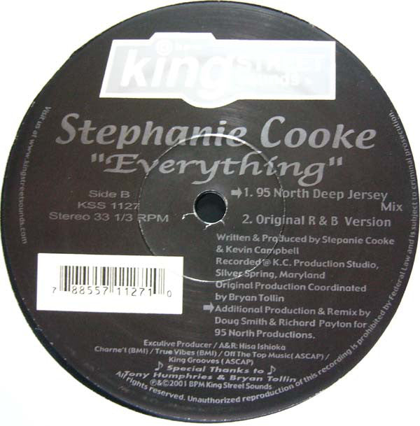 Stephanie Cooke : Everything (12")