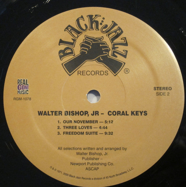 Walter Bishop, Jr. : Coral Keys (LP, Album, RE)