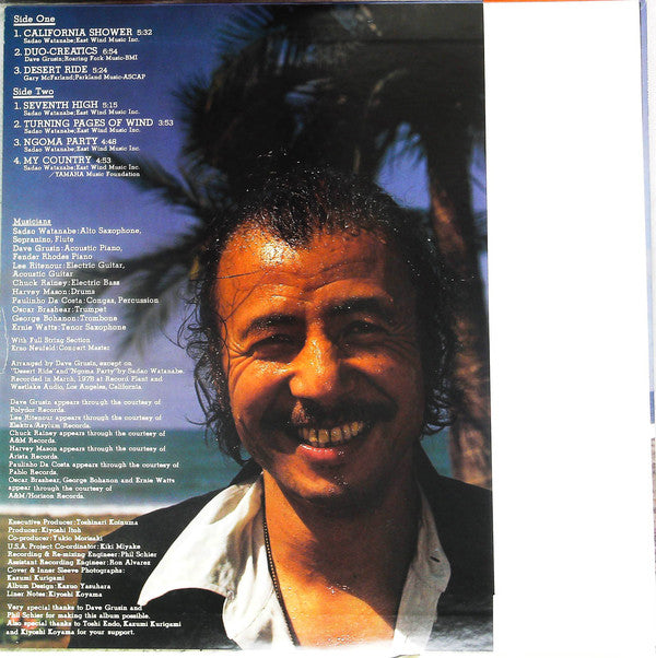 Sadao Watanabe : California Shower (LP, Album)