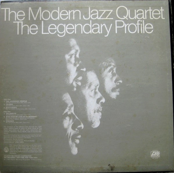 The Modern Jazz Quartet : The Legendary Profile (LP, Album, MO )