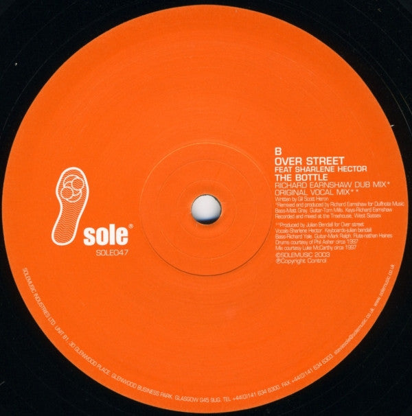 Over Street Feat Sharlene Hector : The Bottle (12")