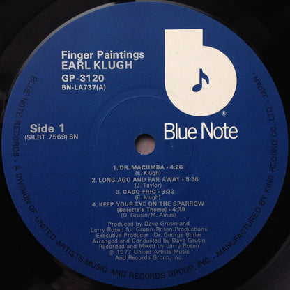 Earl Klugh = Earl Klugh : Finger Paintings = フィンガー・ペインテイング (LP, Album)