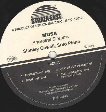Stanley Cowell : Musa • Ancestral Streams (LP, Album, Ltd, RE, 180)
