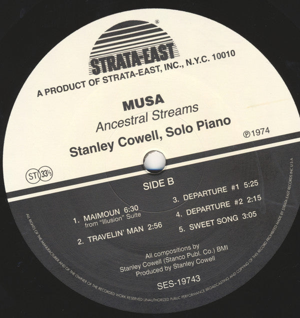 Stanley Cowell : Musa • Ancestral Streams (LP, Album, Ltd, RE, 180)