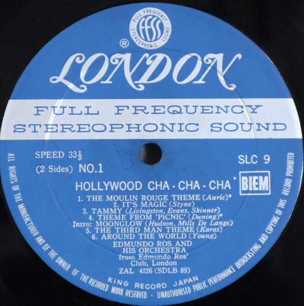 Edmundo Ros & His Orchestra : Hollywood Cha Cha Cha (LP, Album)