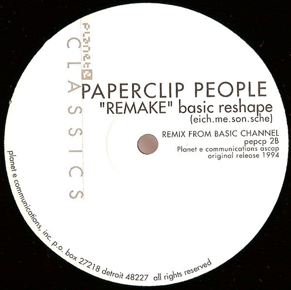 Paperclip People : Throw / Remake (Basic Reshape) (12", RE)