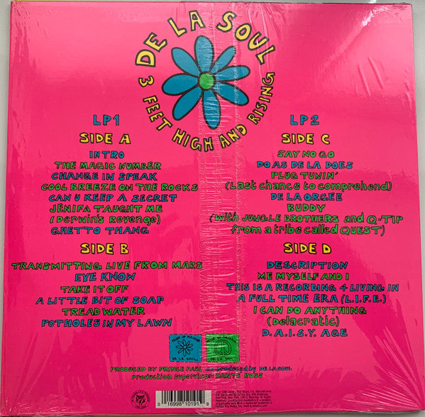 De La Soul : 3 Feet High And Rising (2xLP, Album, RE)