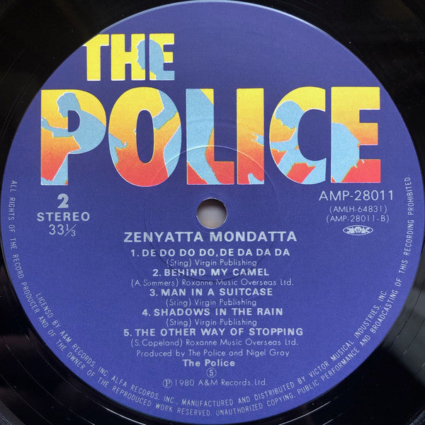 The Police : Zenyatta Mondatta (LP, Album)