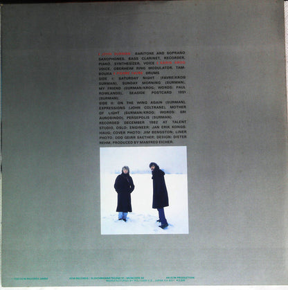 John Surman, Karin Krog, Pierre Favre : Such Winters Of Memory (LP, Album)