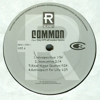 Common : One Day It'll All Make Sense (2xLP, Album)