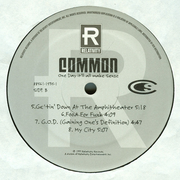 Common : One Day It'll All Make Sense (2xLP, Album)