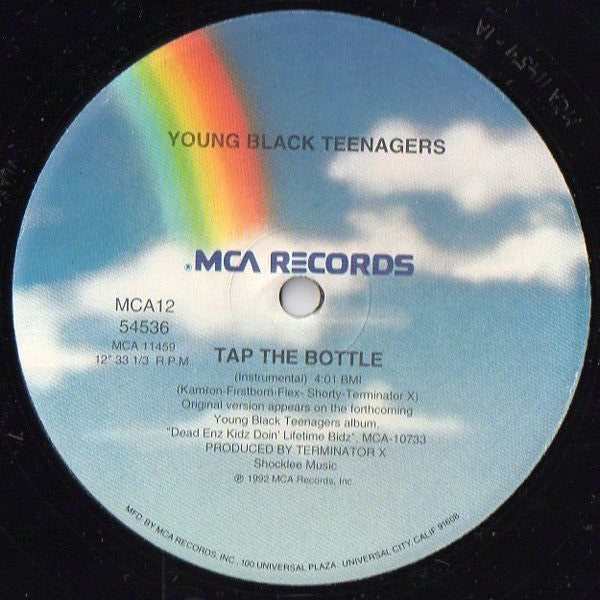 Young Black Teenagers : Tap The Bottle (12", Single)