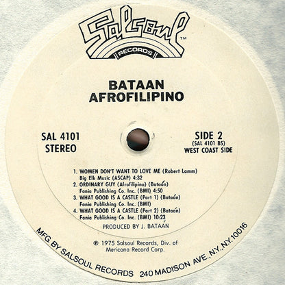 Bataan* : Afrofilipino (LP, Album)