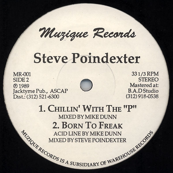 Steve Poindexter : Work That Mutha Fucker (12", Bla)