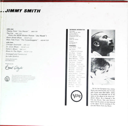 Jimmy Smith : The Cat (LP, Album, RE, Gat)