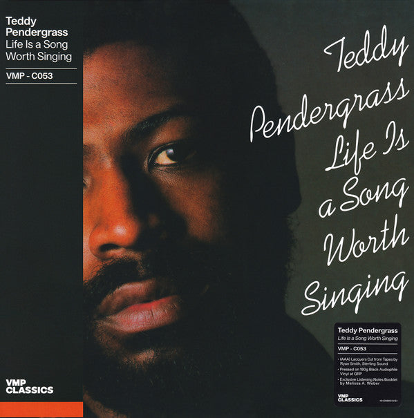 Teddy Pendergrass : Life Is A Song Worth Singing (LP, Album, Club, RE, 180)