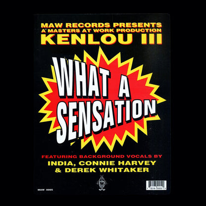 Kenlou : What A Sensation (12")