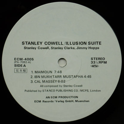 Stanley Cowell Trio : Illusion Suite (LP, Album, Promo, RE)