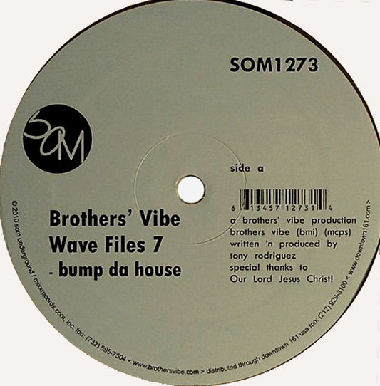 Brothers' Vibe : Wave Files 7 (12", Pur)