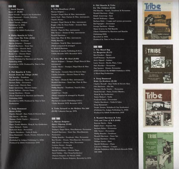 Various : Message From The Tribe (An Anthology Of Tribe Records: 1972-1976) (2xLP, Comp, Ltd, RE)