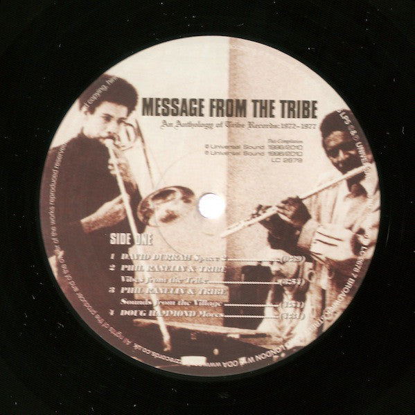 Various : Message From The Tribe (An Anthology Of Tribe Records: 1972-1976) (2xLP, Comp, Ltd, RE)