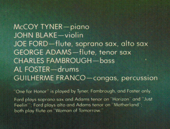 McCoy Tyner : Horizon (LP, Album)