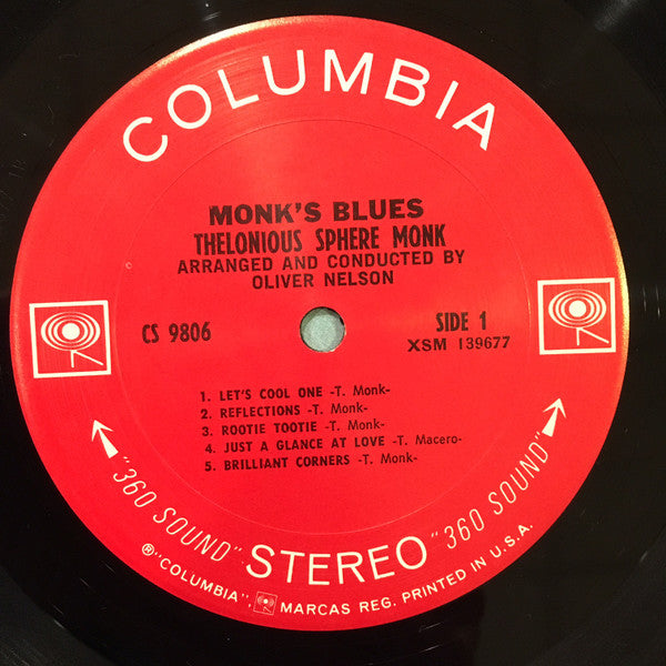 Thelonious Monk : Monk's Blues (LP, Album, Pit)