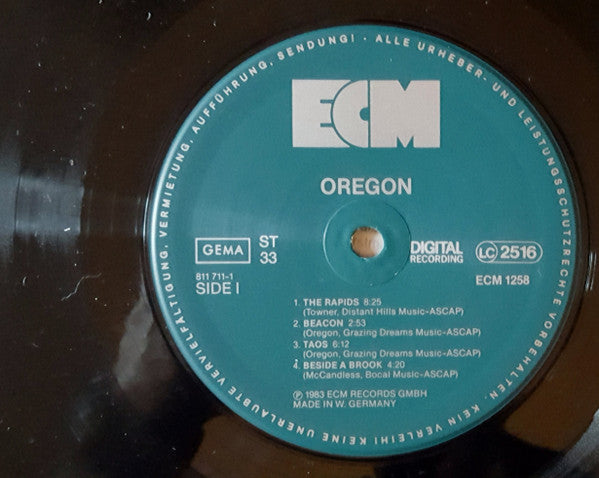 Oregon : Oregon (LP, Album)