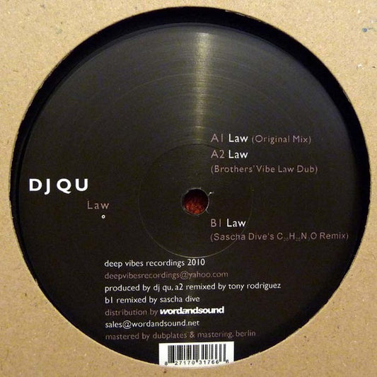 DJ Qu : Law (12")