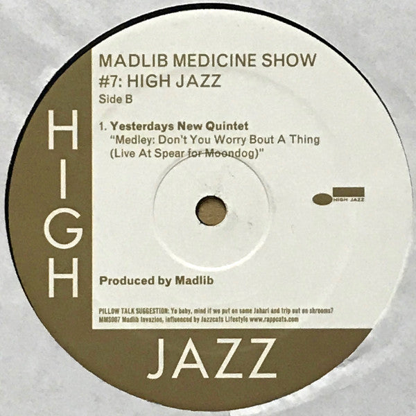 Madlib : High Jazz (2xLP, Album)