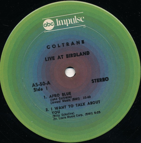 Coltrane* : Live At Birdland (LP, Album, RE, Gat)