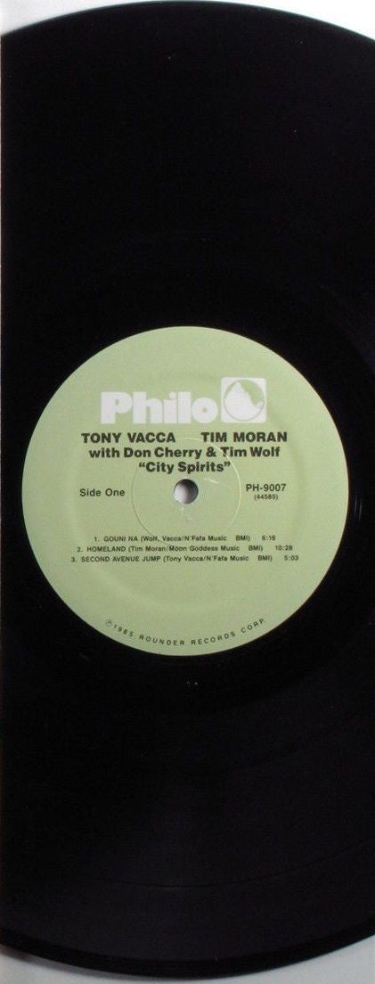 Tony Vacca & Tim Moran (2) With Don Cherry & Tim Wolf : City Spirits (LP, Album)