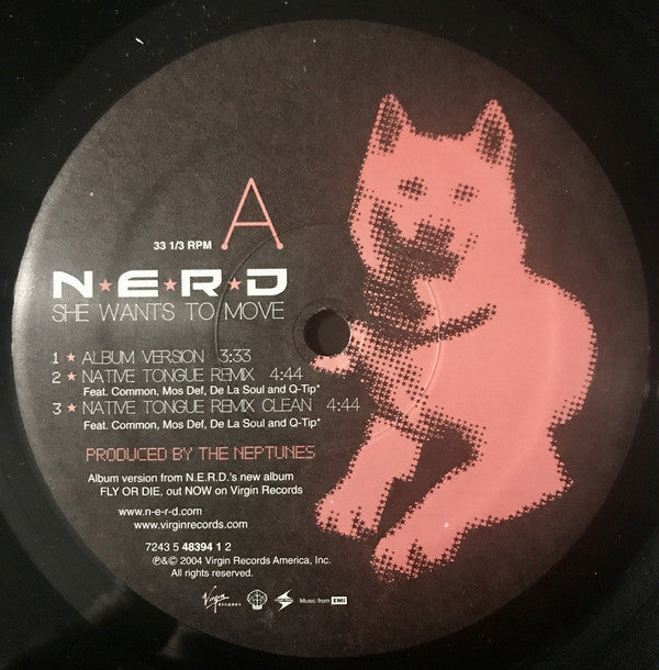 N*E*R*D : She Wants To Move (Remixes) (12")