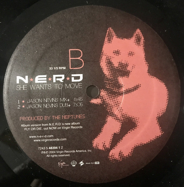 N*E*R*D : She Wants To Move (Remixes) (12")